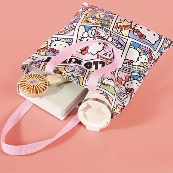 Hello Kitty Comic Book Canvas Tote Bag New! - Picture 5 of 9